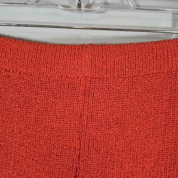 Orange Knit Shorts & Sleeveless Top Set Medium Viscose Summer Outfit‎ - Picture 9 of 16